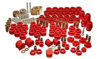 Energy Suspension Master Bushing Set Red (F&R): Jeep Wrangler Unlimited JK 4 Door 2007-2018