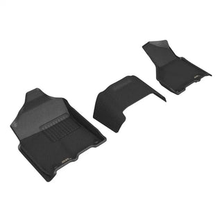 3D MAXpider Kagu All-Weather Floor Liners (FRONT): 19-26 RAM 2500 Crew Cab Bench Seat