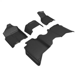 3D MAXpider Kagu All-Weather Floor Liners (F&R): 19-26 RAM 2500 Crew Cab Bench Seat