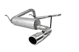 MBRP Aluminum Cat Back Single Rear Exit Exhaust: Jeep Wrangler (07-17) / Wrangler JK (18)