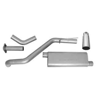 Gibson Single Cat-Back Perf Exhaust SS (REAR): Jeep Grand Cherokee 2005-2010 4.7L/3.7L