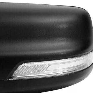 Spec D Driver Mirror w/ Turn Signal Light & Puddle Light (Auto-Fold, Black): Ram 1500 2019 - 2024
