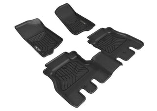 3D MAXpider MAXTRAC All-Weather Floor Liners (F&R): Jeep Wrangler Unlimited JL 2018-26
