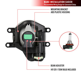 Spec D Projector Fog Lights: Dodge Charger 2015 - 2023