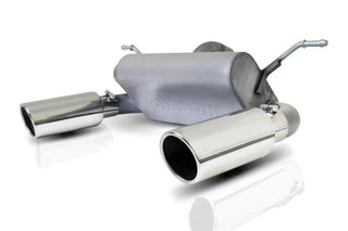 Gibson Dual Split Axle Back Perf Exhaust Stainless (REAR): Jeep Wrangler JL 2018-25 3.6L