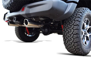 Gibson Dual Split Axle Back Perf Exhaust Stainless (REAR): Jeep Wrangler JL 2018-25 3.6L