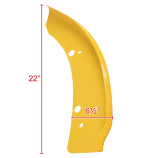 Spec D Front Bumper Splitters (Yellow, 2PC): Dodge Charger SRT & ScatPack 2015 - 2023