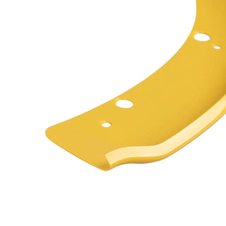 Spec D Front Bumper Splitters (Yellow, 2PC): Dodge Charger SRT & ScatPack 2015 - 2023