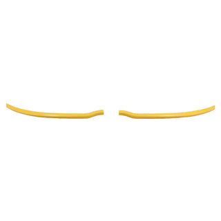 Spec D Front Bumper Splitters (Yellow, 2PC): Dodge Charger SRT & ScatPack 2015 - 2023