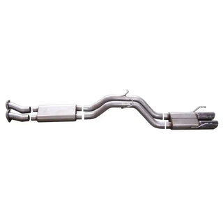 Gibson Dual Cat-Back Perf Exhaust Stainless Dual-Wall Tips (REAR): Jeep Grand Cherokee SRT8 2006-2010 6.1L