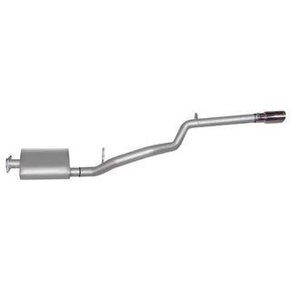 Gibson Single Cat-Back Perf Exhaust Stainless (REAR): Jeep Wrangler TJ 2000-2006 4.0L / 2.5L Short Arms