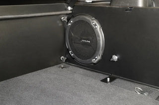 Tuffy Deluxe Cargo Enclosure (REAR): Jeep Wrangler Unlimited JL 2018-2026 w/ Alpine Subwoofer
