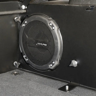 Tuffy Deluxe Cargo Enclosure (REAR): Jeep Wrangler Unlimited JL 2018-2026 w/ Alpine Subwoofer