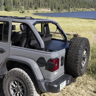 Tuffy Deluxe Cargo Enclosure (REAR): Jeep Wrangler Unlimited JL 2018-2026 w/ Alpine Subwoofer