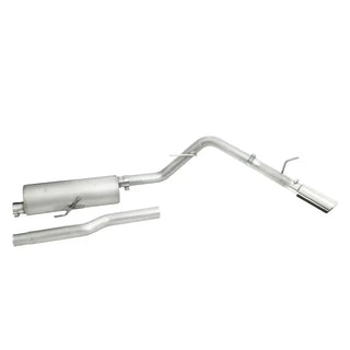 Gibson Single Cat-Back Perf Exhaust Stainless Tip (REAR): Jeep Gladiator JT 2020-2025 3.6L