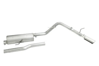 Gibson Single Cat-Back Perf Exhaust Stainless Tip (REAR): Jeep Gladiator JT 2020-2025 3.6L