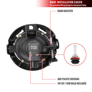 Spec D Projector Fog Lights: Dodge Challenger 2015 - 2018