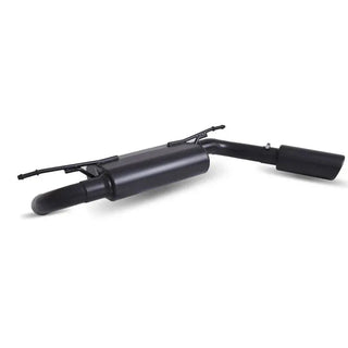 Gibson Black Elite Single Axle Back Perf Exhaust Black Ceramic (REAR): Jeep Wrangler JL 2018-2025 3.6L