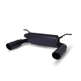Gibson Black Elite Ceramic Cat-Back Dual Split Perf Exhaust (REAR): Jeep Wrangler JL 2018-2025 3.6L