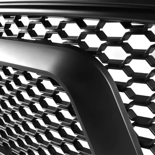 Spec D Rebel Style Grille (Matte Black, Honeycomb): Ram 1500 2013 - 2018
