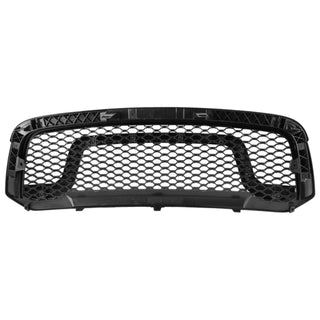 Spec D Rebel Style Grille (Matte Black, Honeycomb): Ram 1500 2013 - 2018
