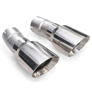 Stainless Works 4" Double Wall Slash-Cut Polished Tip Kit (REAR): Jeep Grand Cherokee 2011-2021 5.7L
