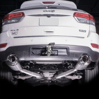 Stainless Works 4" Double Wall Slash-Cut Polished Tip Kit (REAR): Jeep Grand Cherokee 2011-2021 5.7L