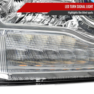 Spec D Projector Halo Headlights w/ LED Bar (Chrome): Ram 2013 - 2018