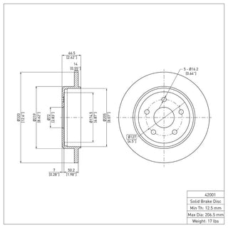 DFC Rear Brake Rotor (REAR): Jeep Grand Cherokee (05-10)