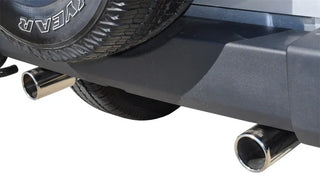 Corsa Performance Polished Sport Axle-Back Exhaust: Jeep Wrangler (2007-2017) / Wrangler JK (2018)