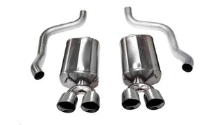 Corsa Performance Polished Sport Axle-Back Exhaust: Jeep Wrangler (2007-2017) / Wrangler JK (2018)