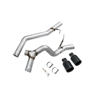 AWE Trail-to-Tread Conversion Kit Dual 5" Diamond Black Tips (REAR): Jeep Gladiator JT 2020-2024