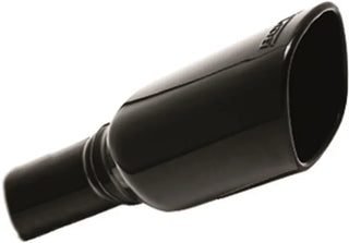 Borla Black Chrome Universal Tip 2.25" Inlet 3.5x3.28 Sq 10.5" Long (REAR): Jeep Wrangler 2012-2018