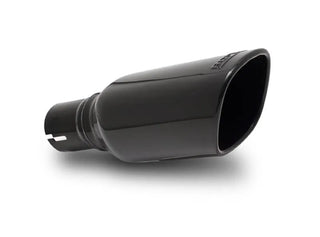 Borla Black Chrome Universal Tip 2" Inlet 3.5x3.28 Sq 10.5" Long (REAR): Jeep Wrangler 2012-2018