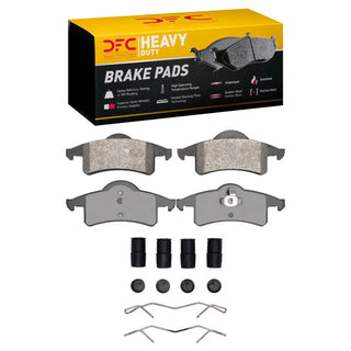 DFC Rear HD Brake Pads and Hardware Kit (REAR): Jeep Grand Cherokee (99-04)