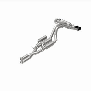 Magnaflow Street Series Cat-Back Perf Exhaust System Quad Tips (REAR): Jeep Wrangler Unlimited JL Rubicon 392 2021-2025 6.4L
