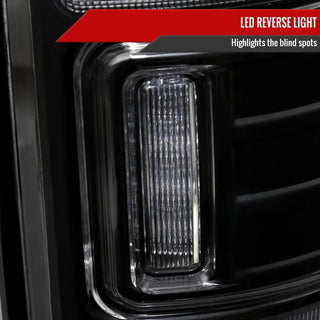 Spec D LED Tail Lights (Black, Red LED w/ Sequential Turn Signal): Ram 2013 - 2018