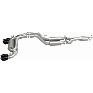 Magnaflow Street Series Cat-Back Perf Exhaust System Quad Tips (REAR): Jeep Wrangler Unlimited JL Rubicon 392 2021-2025 6.4L
