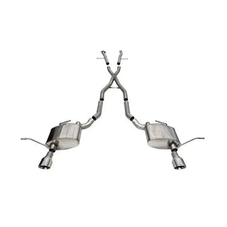CORSA Perf Xtreme 2.5in Cat-Back Dual Rear Exit Exhaust: Jeep Grand Cherokee (11-21)