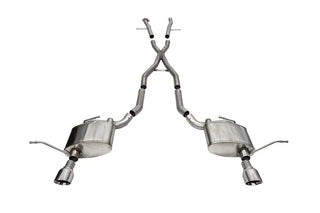 CORSA Perf Xtreme 2.5in Cat-Back Dual Rear Exit Exhaust: Jeep Grand Cherokee (11-21)