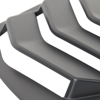 Spec D Rear Side Window Louvers (Matte Black): Dodge Charger 2011 - 2023