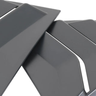 Spec D Rear Side Window Louvers (Matte Black): Dodge Charger 2011 - 2023