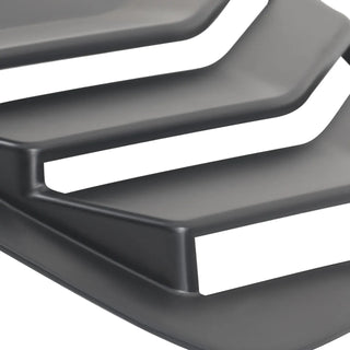 Spec D Rear Side Window Louvers (Matte Black): Dodge Charger 2011 - 2023