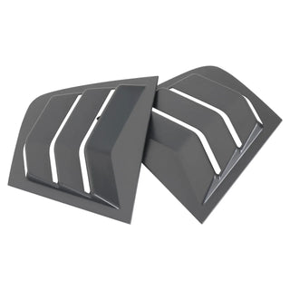 Spec D Rear Side Window Louvers (Matte Black): Dodge Charger 2011 - 2023