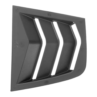 Spec D Rear Side Window Louvers (Matte Black): Dodge Charger 2011 - 2023