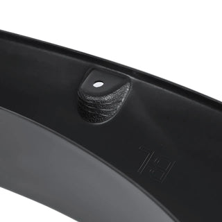 Spec D Riveted Style Fender Flares (Smooth Black, 4pc): Dodge Ram 2500 / 3500 2010 - 2018