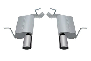 Gibson Aluminized 2.25in Axle-Back Dual Exhaust: Dodge Durango 2011-2022
