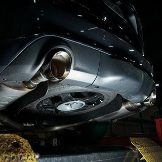 Stainless Works Redline Catback Exhaust Polished Tips (REAR): Dodge Durango SRT 2018-2024 6.4L HEMI