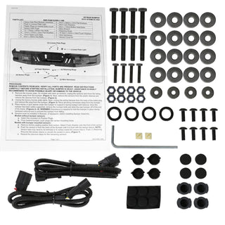 Spec D Heavy-Duty Steel Rear Bumper: Dodge Ram 2500 & 3500 2010 - 2018