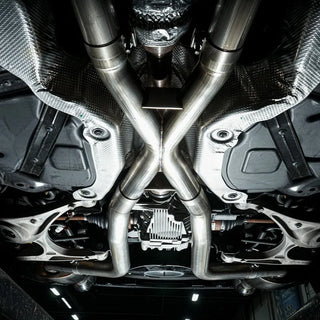 Stainless Works Redline Catback Exhaust Polished Tips (REAR): Dodge Durango SRT 2018-2024 6.4L HEMI